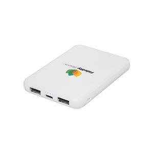 Pocket Power 5,000 mAh UL Mini Power Bank with Type C and Dual USB Ports