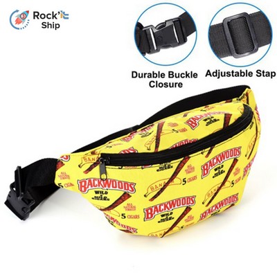 Rock'it 3-Day Fanny Pack Sublimation Full Color Waist Running Sports Bag
